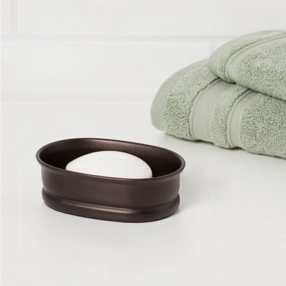 Threshold  soap dish  in Metal Bronzed - Picture 2 of 7